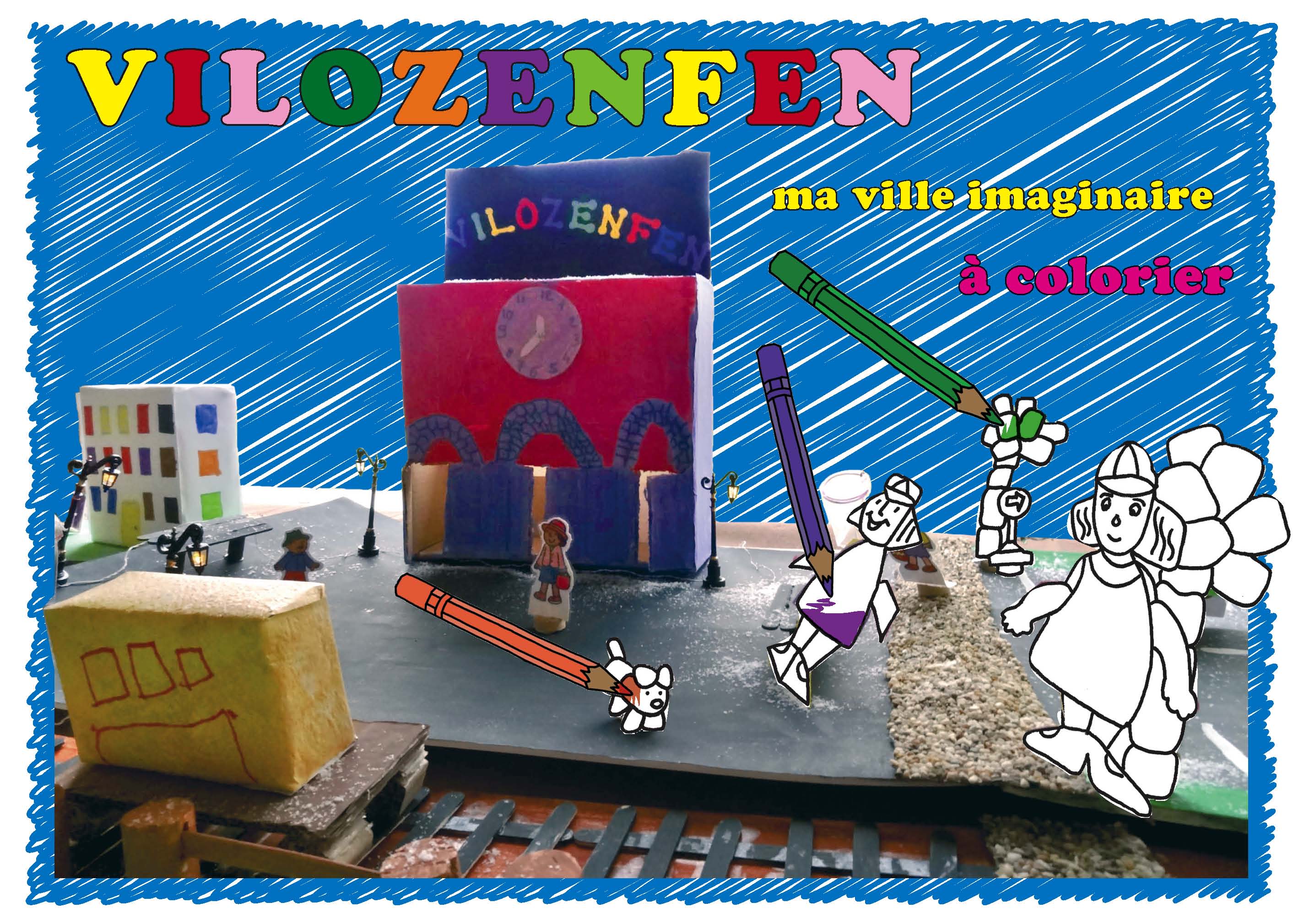 Ezanville, "la ville aux enfants". Album r&eacute;alis&eacute; &agrave; partir des travaux des enfants du centre de loisirs